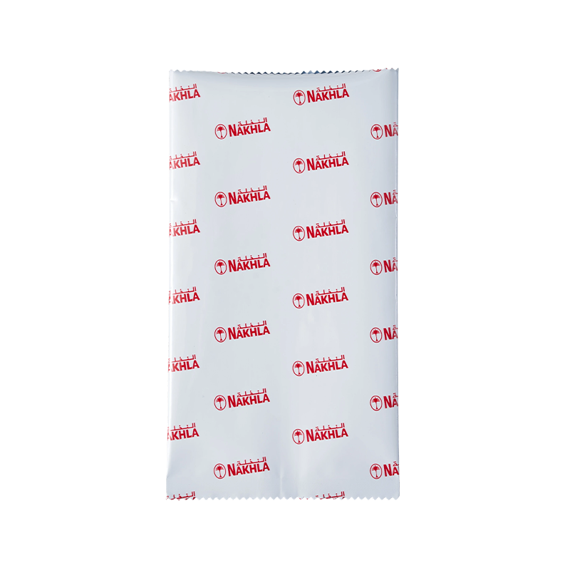 Bolsa de tabaco con sello medio y fondo blanco con logotipo personalizado