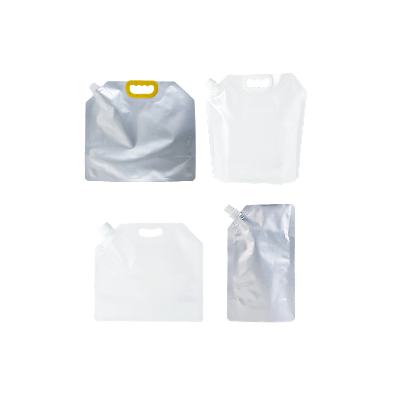 Mango, Blanco, Lámina de Aluminio, Bolsa de Pico Transparente (Personalizable)